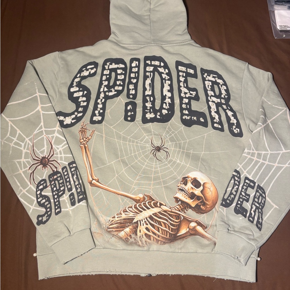 Spider Graphic Performance Jacket - Gray - image 2